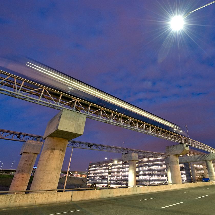 bridge with train in canada