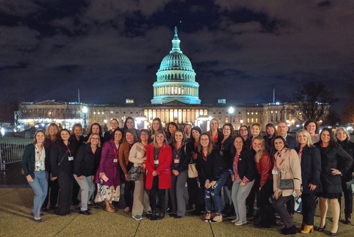 CRH group shot in front of capital building in DC