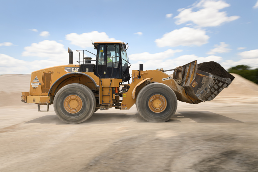 construction vehicle hauling dirt